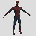 SpiderMan Game And Movie Character In Classic Red And Blue Suit Standing With Arms Outstretched