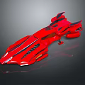 Modern Spaceship Spacecraft 3d model