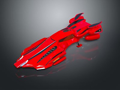 Modern Spaceship Spacecraft 3d model