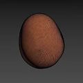 Fresh Orange Egg With Smooth Texture And Natural Hue In Soft Light