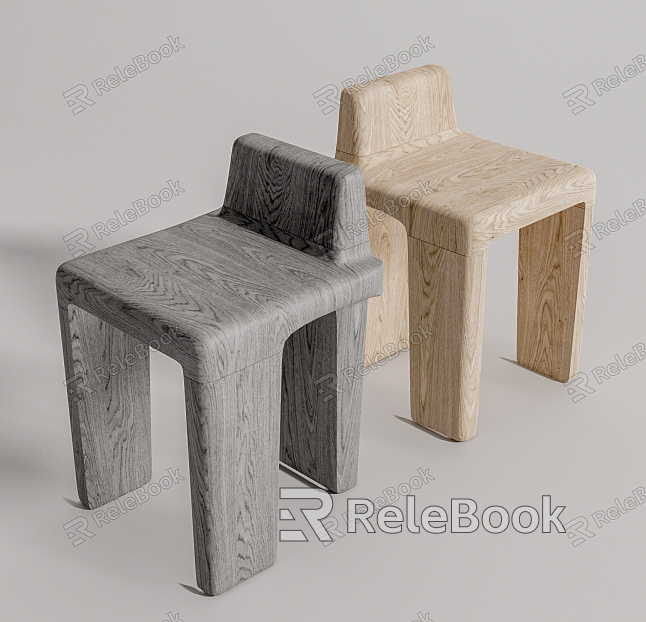 Modern stool stool combination model