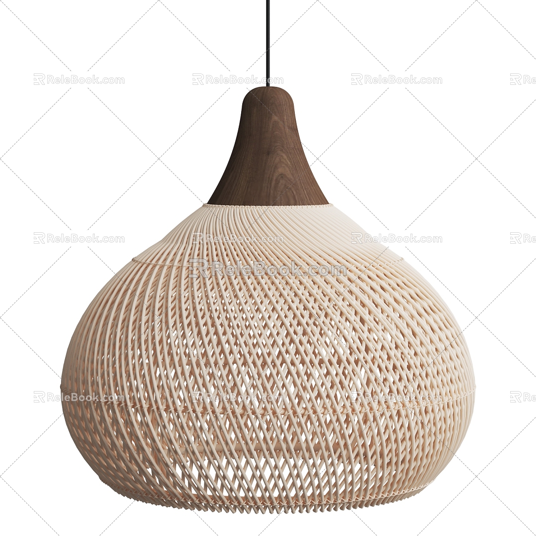 Rattan chandelier-Ji chandelier model