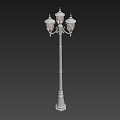 Outdoor street lamp European street lamp 3d model