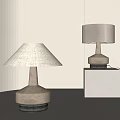 Modern table lamp 3d model
