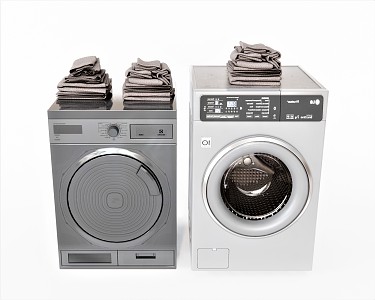 Washing machine SU model 3d model