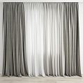 Modern Curtains 3d model