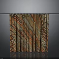 Colorful Abstract Swirl Pattern Shower Curtain For Home Bathroom Decor