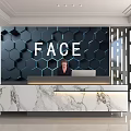 Front Desk 3d model