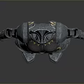Character Armor Design With Metal Chest Plate Leg Guards And Boots