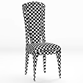 Elegant Red Leather Accent Chair With Dark Wood Carved Frame And Brass Nailhead Trim Details