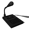Modern Microphone Broadcasting Microphone Desktop Microphone Embedded Microphone Leader Seat Microphone Conference Table Microphone Conference Microphone 3d model