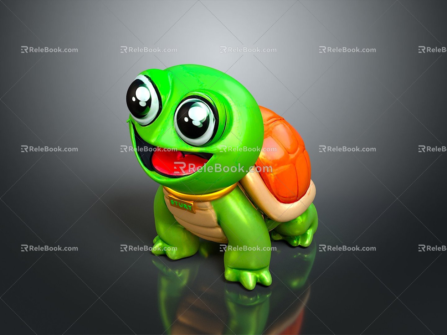 Turtle Turtle Cartoon Turtle Snapping Turtle Chickbill Turtle Reptile Cold Blooded Animal Reptile Reptile Class 3d model