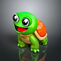 Turtle Cartoon Turtle Snapping Turtle Chickbill Turtle Reptile Cold Blooded Animal Reptile Class 3d model