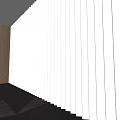 White Vertical Curtains For Modern Minimalist Room With Light Filtering Design