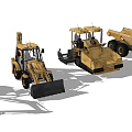 Heavy Duty Construction Utility Vehicles Including Paver Dump Truck Excavator And Loader