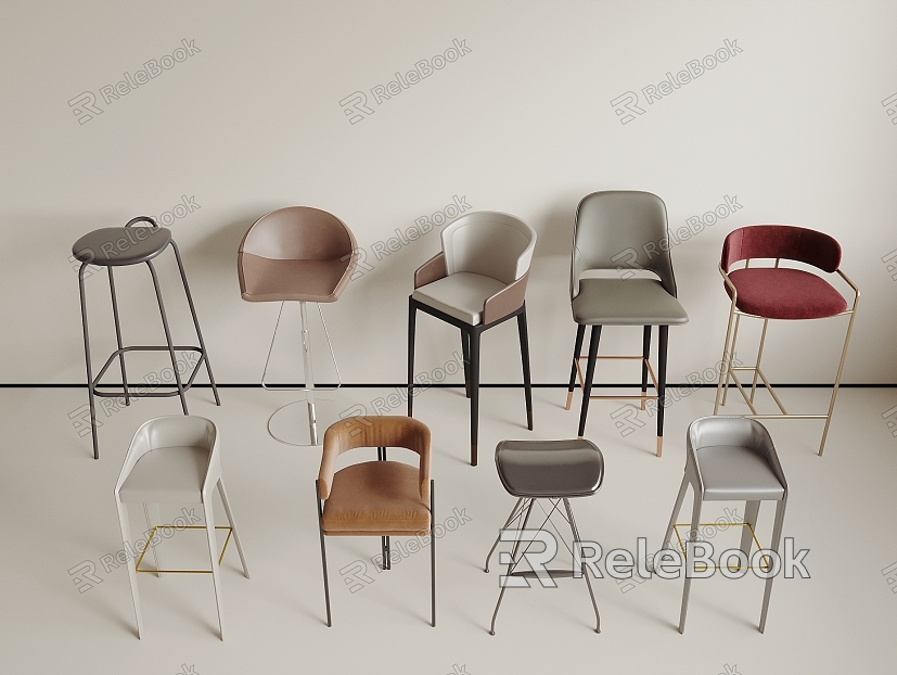 Modern Bar Chair model