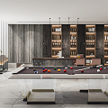 Modern Recreation Room 3d model