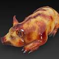 Delicious Roast Suckling Pig With Crispy Golden Brown Skin And Juicy Meat