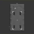 Lockbox Science Fiction Box Science Fiction Box Military Box Military Material Science Fiction Material Science Fiction Lockbox 3d model