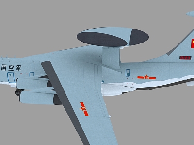 Air Police 2000 AWACS Air Police 2000 KJ2000 kj2000 Il 76 3d model