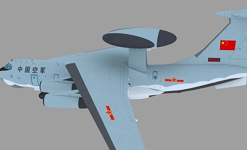 Air Police 2000 AWACS Air Police 2000 KJ2000 kj2000 Il 76 3d model