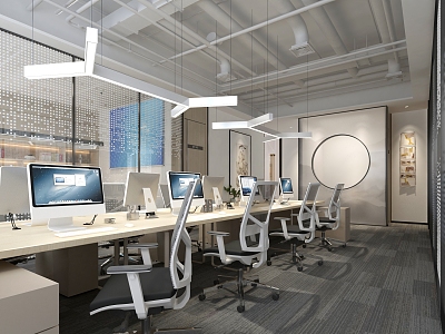 Office Area 3d model