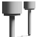 Modern Floor Lamp Design With Fabric Shade And Neutral Color Finish