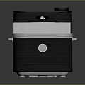 Multifunctional Modern Kitchen Appliance With Digital Control Panel And Black Design 3d model