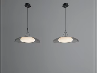 Restaurant Chandelier Cream Wind Chandelier Glass Chandelier Nordic Chandelier Light Luxury Chandelier 3d model