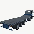 Flatbed Utility Truck with Spacious Flatbed and Cab Design