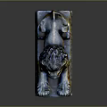 Reclining Bronze Lion Statue With Metallic Sheen Intricate Mane And Pedestal Base