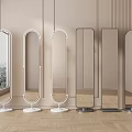 modern mirror floor mirror dressing mirror 3d model