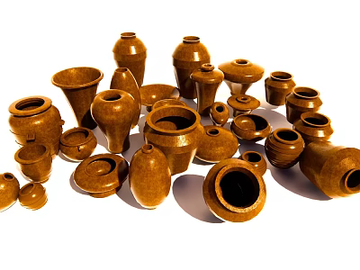 Modern Pottery Pot Ceramic Pot Sort 3d model Modern Pottery Pot Ceramic Pot Sort 3d model