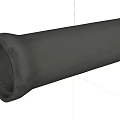 Durable Concrete Construction Pipe With Cylindrical Shape For Building Projects 3d model