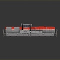 vintage train steam train train carriage locomotive head steam car carriage train modern vehicle 3d model