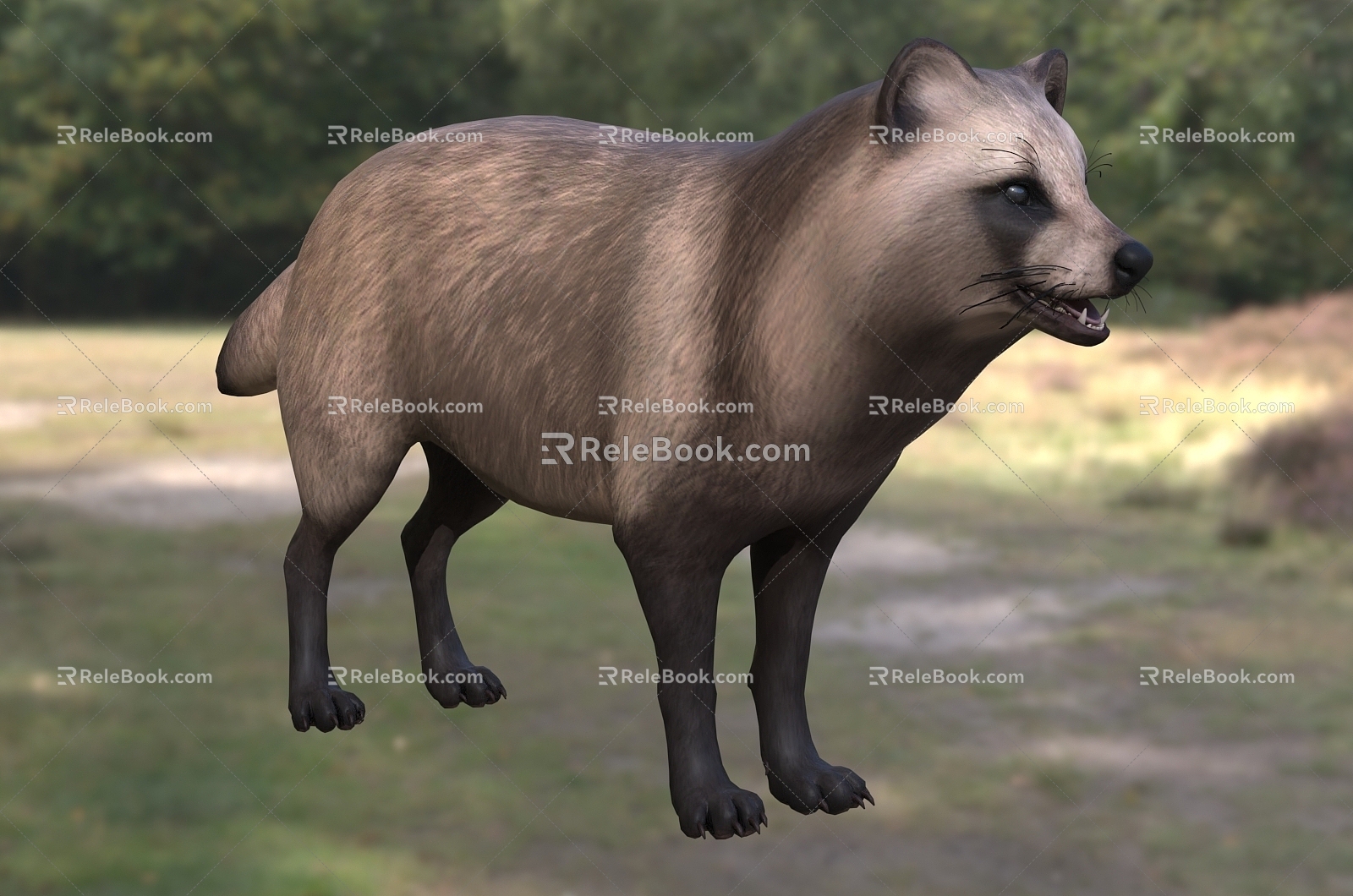 Modern Smokie Animal Creatures 3d model