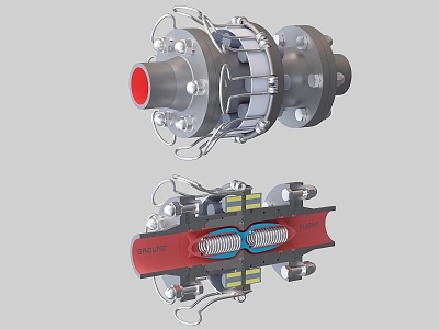 Low temperature disconnect device 3d model