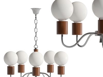 Multi-head chandelier model