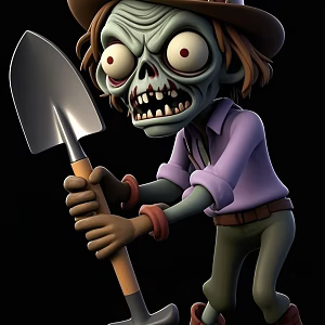 Plants vs Zombies 3d model