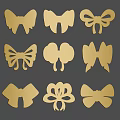 Golden Animal Wall Decor With Various Stylish Designs For Home Interior