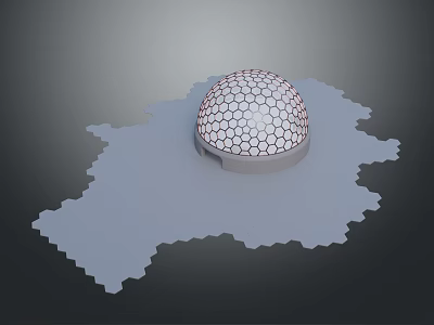 Sci-fi Architecture Future Architecture Dome Architecture Sci-fi Scene Sci-fi Factory Sci-fi Environment Alien Architecture 3d model