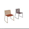 Golden And Burgundy Modern Leisure Chairs With Metal Frame Pink Cushion And Minimalist Design