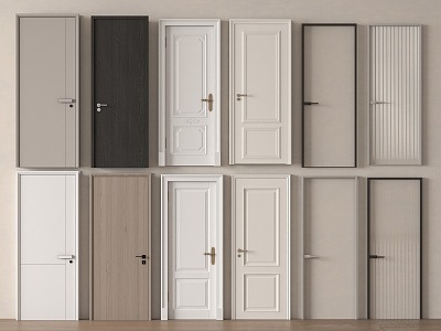 Single door 3d model