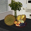 Fruit plate 3d model