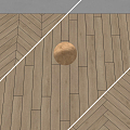 Modern Flooring Wood Flooring 3d model