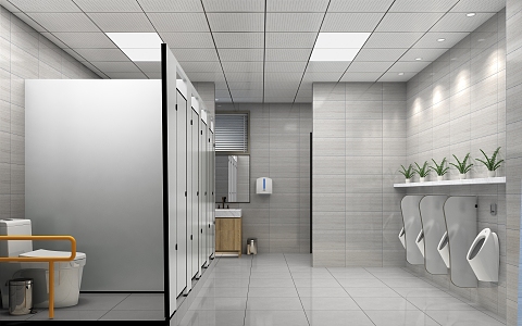 Modern toilet 3d model