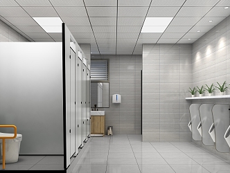 Modern toilet 3d model