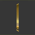 Decorative Commercial Equipment With Golden Letter M Design And Diamond Accents