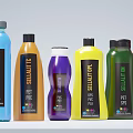 Colorful Sellmatix Cosmetic Perfume Bottles Collection With PET PVC Material