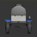 Industrial Mobile Tank Equipment MODONCO With Blue Platform Small Containers And Heavy Duty Wheels